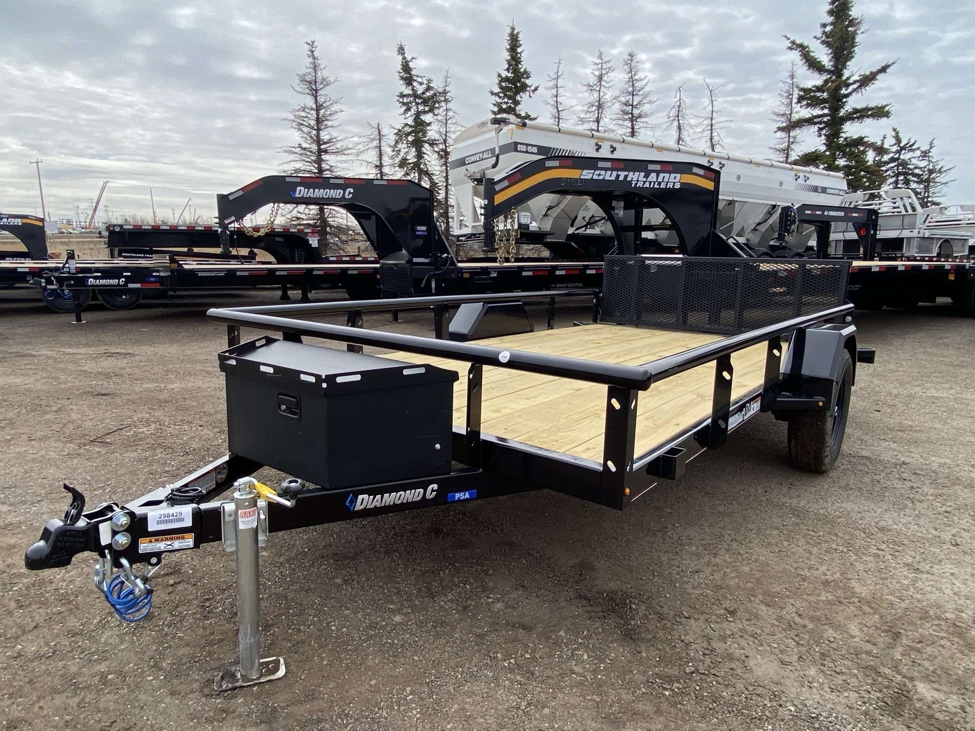 20025 Diamond C 12' Premium Utility Trailer