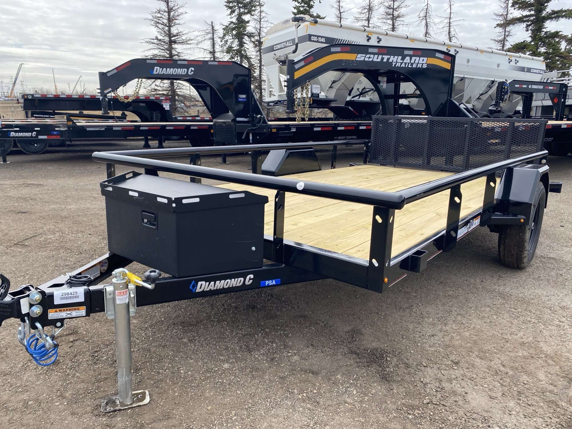 20025 Diamond C 12' Premium Utility Trailer