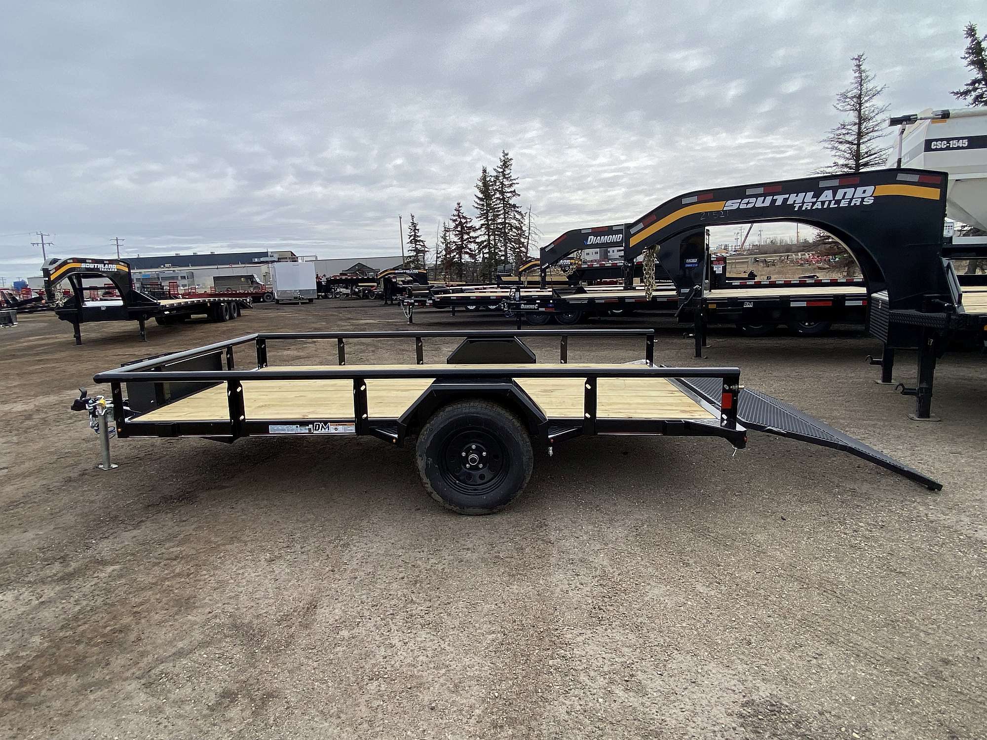 20025 Diamond C 12' Premium Utility Trailer