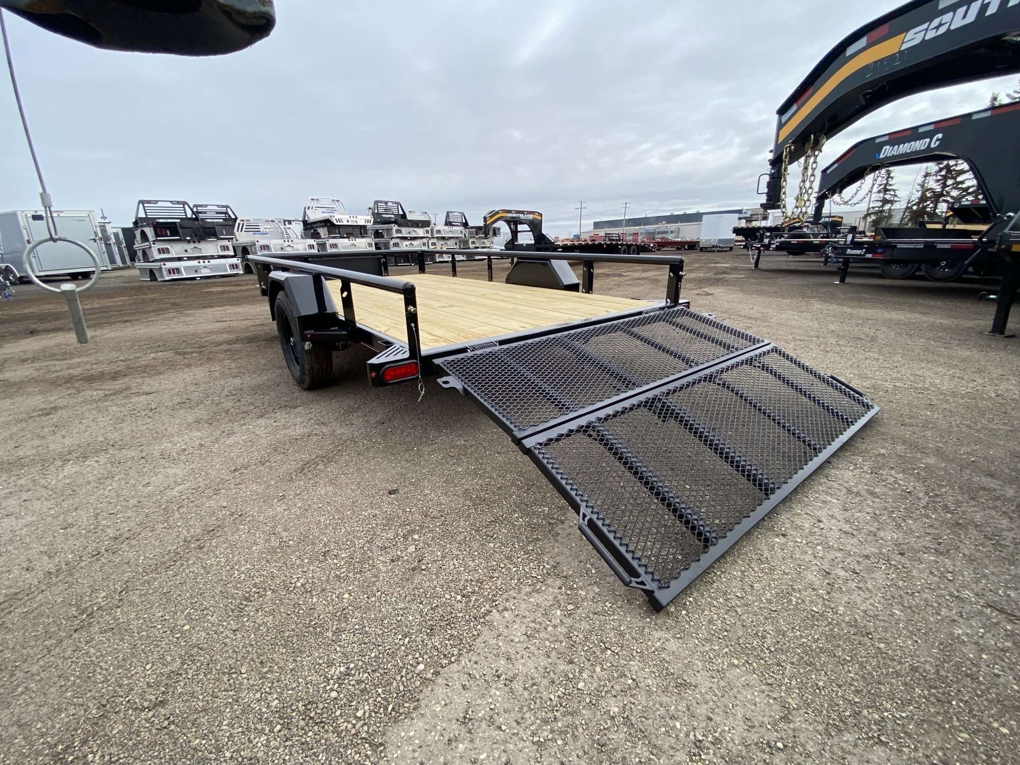 20025 Diamond C 12' Premium Utility Trailer