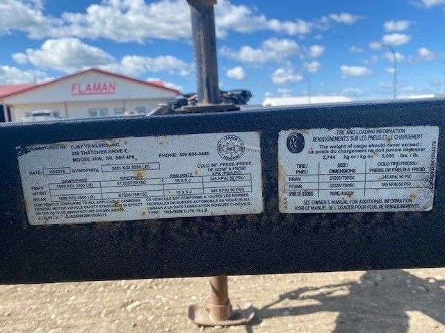 2019 CJay 7' x 16' Flat Deck