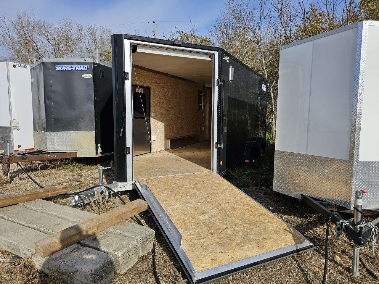 2022 Alcom Xpress 7.5' x 16' V-Nose Cargo