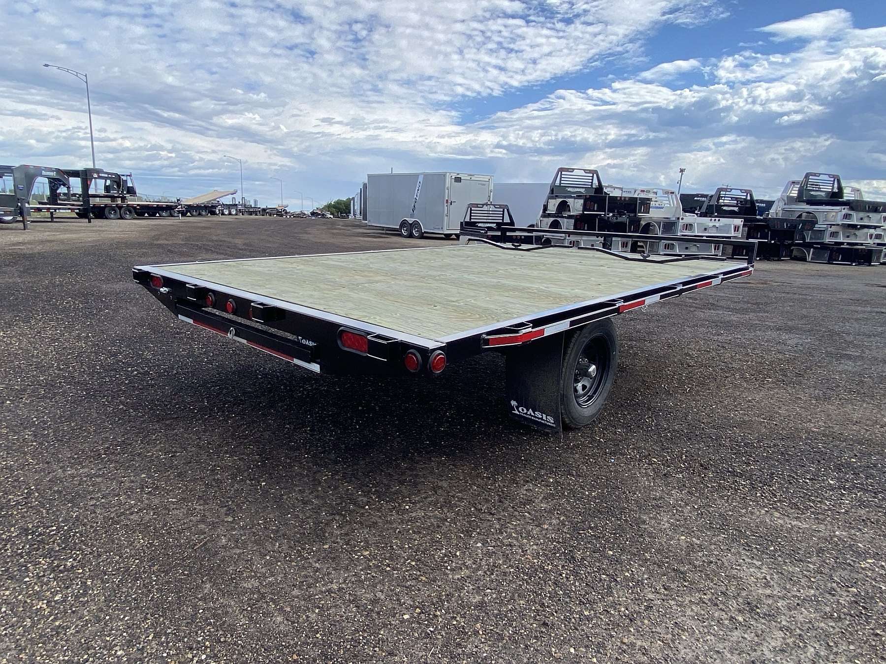 2022 Oasis 12' Deck Over Sled Trailer