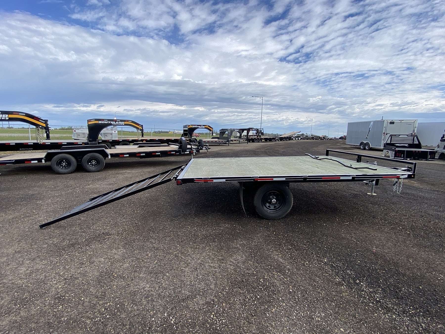 2022 Oasis 12' Deck Over Sled Trailer