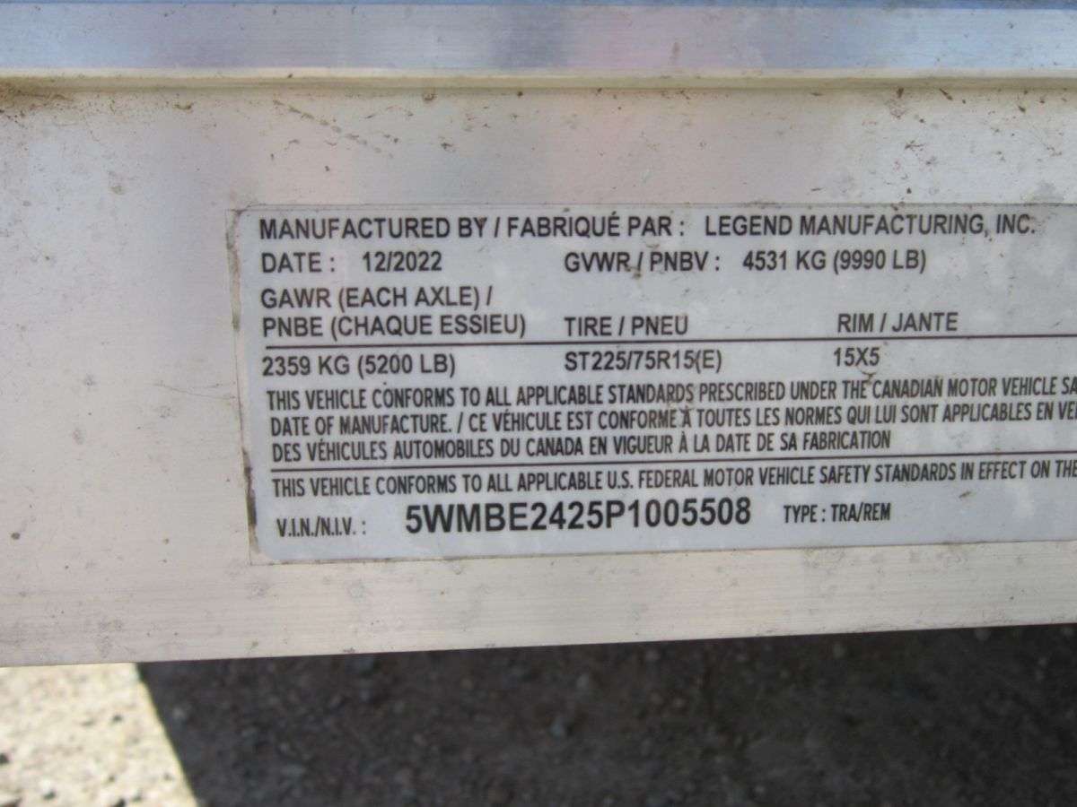 2023 Legend 24' V-Nose Cargo