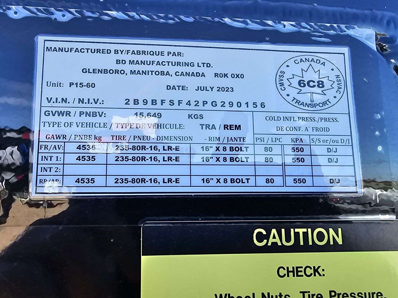 2023 Norbert FDG 8'4" x 35' Gooseneck Beavertail Flat Deck