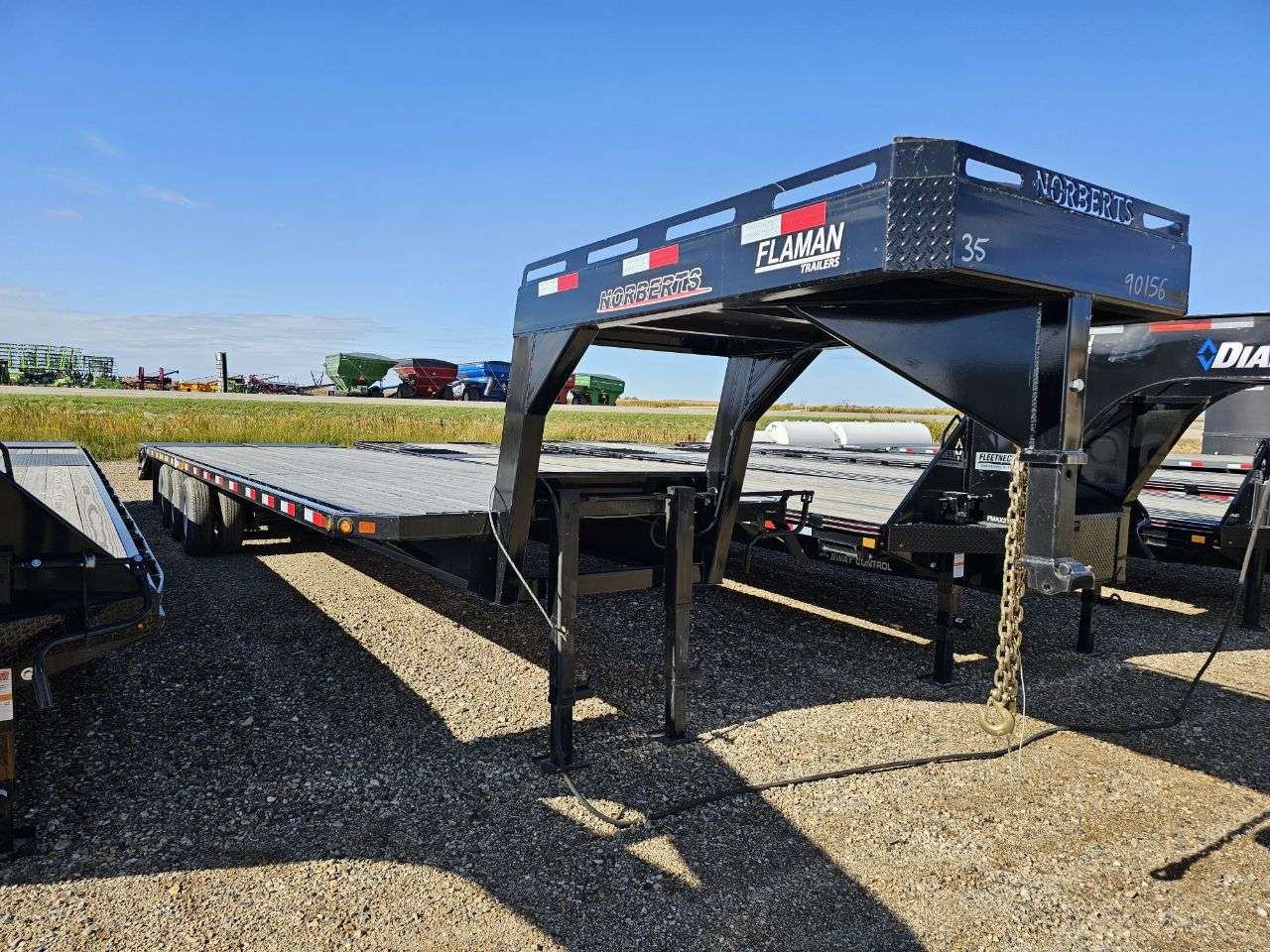 2023 Norbert FDG 8'4" x 35' Gooseneck Beavertail Flat Deck
