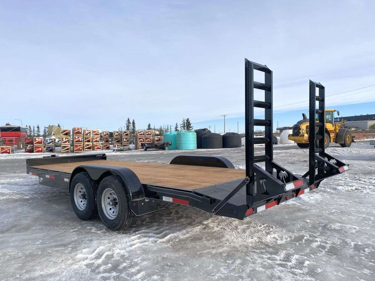 2024 Oasis 18' +2' Flat Deck Equipment Trailer