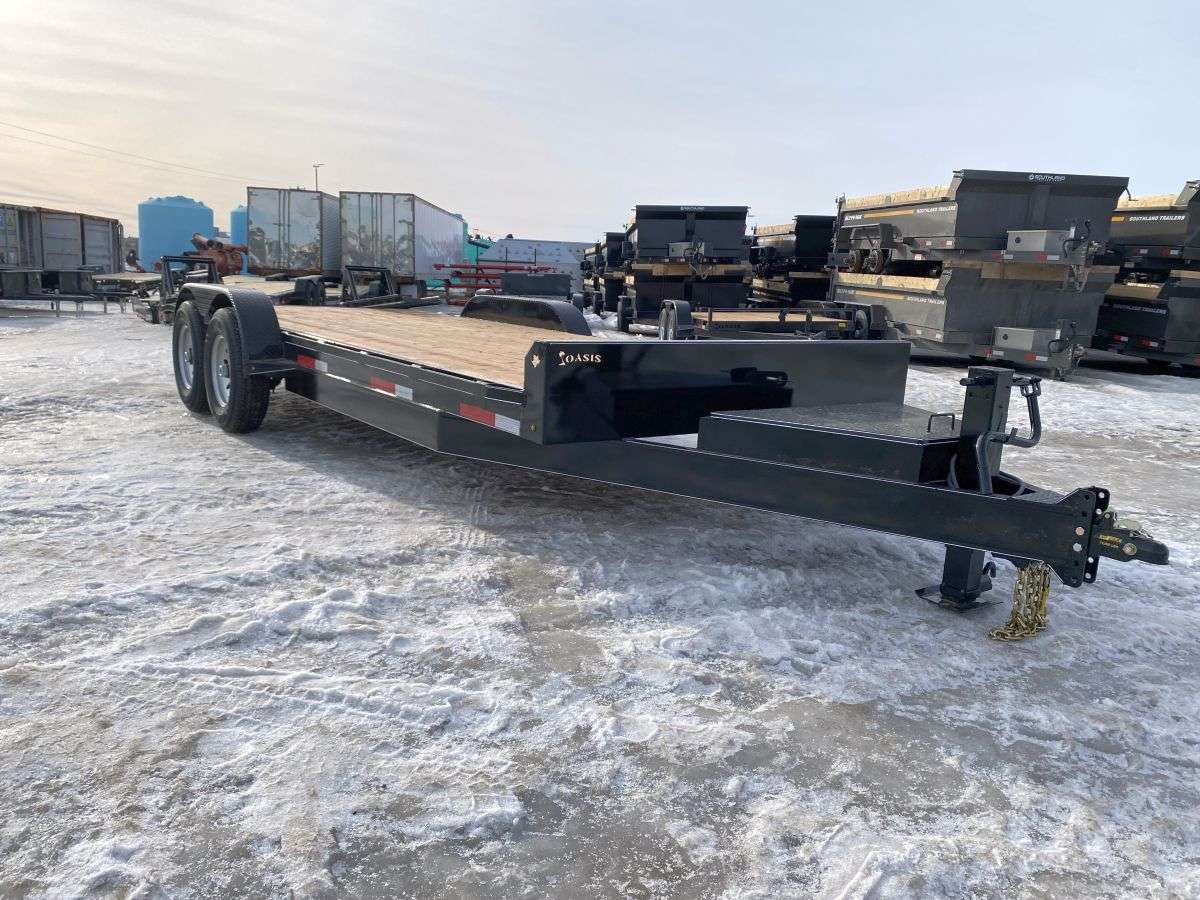 2024 Oasis 18' +2' Flat Deck Equipment Trailer