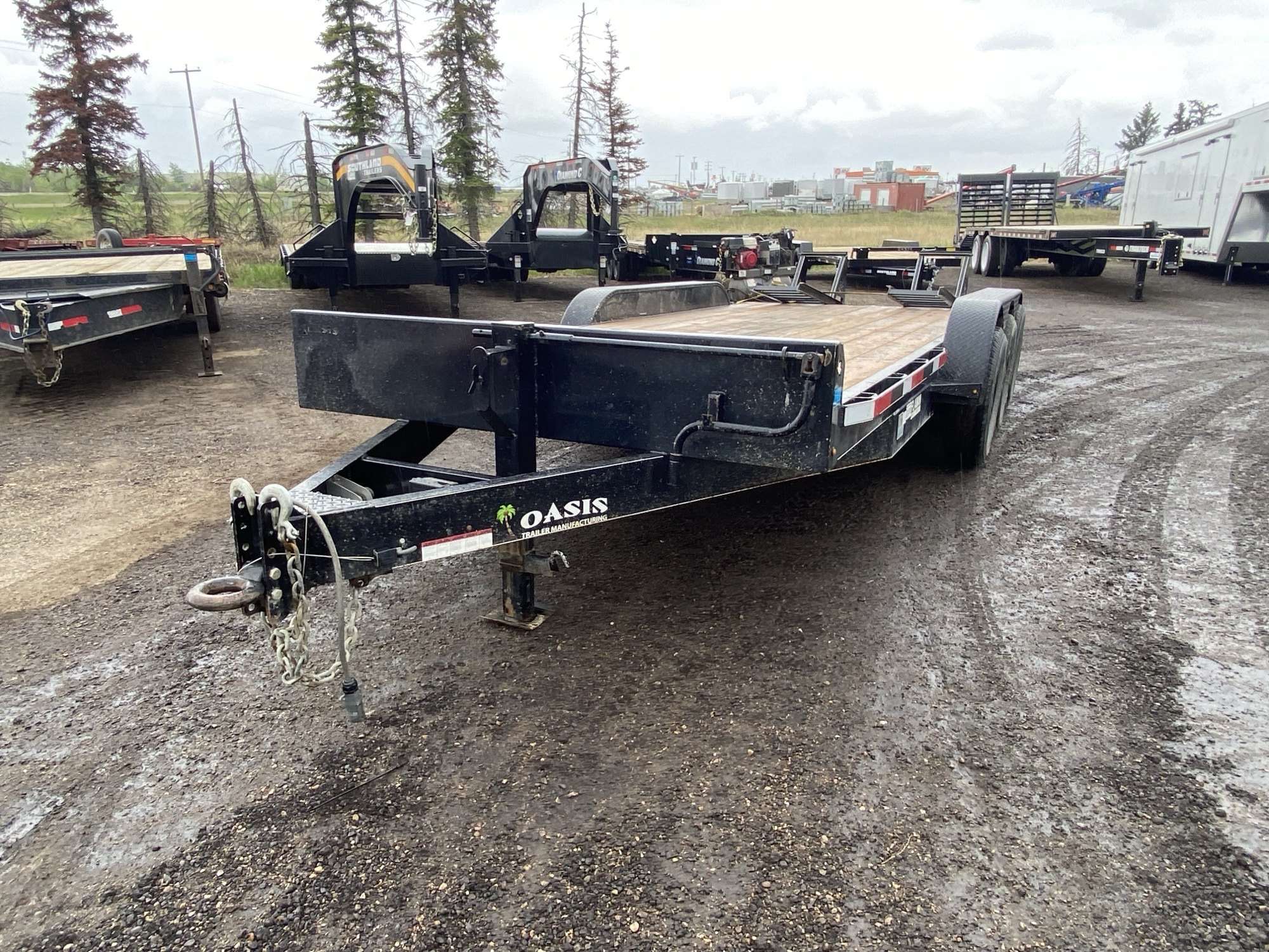 2024 Oasis 18'+2' Flat Deck Equipment Trailer