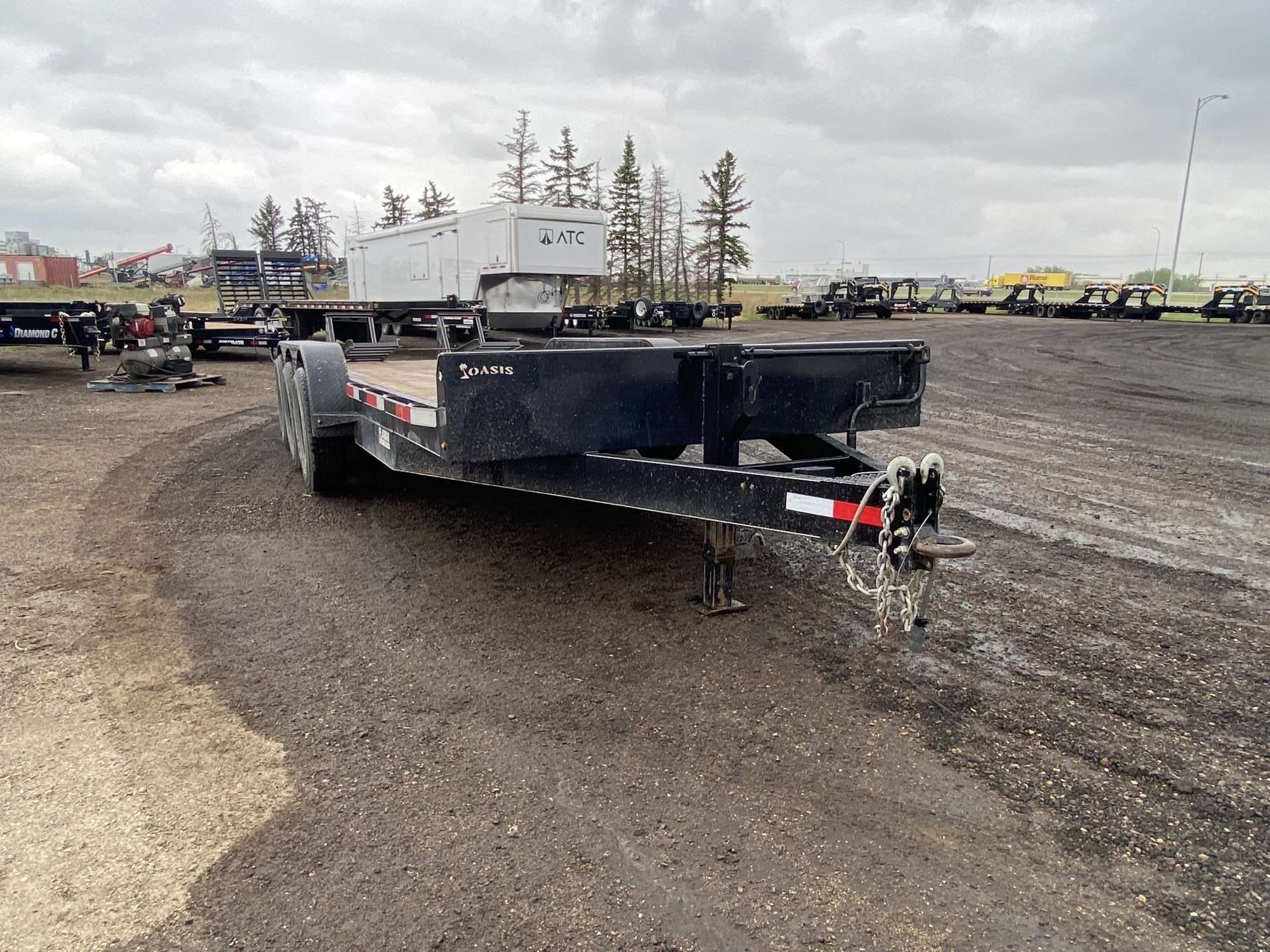 2024 Oasis 18'+2' Flat Deck Equipment Trailer