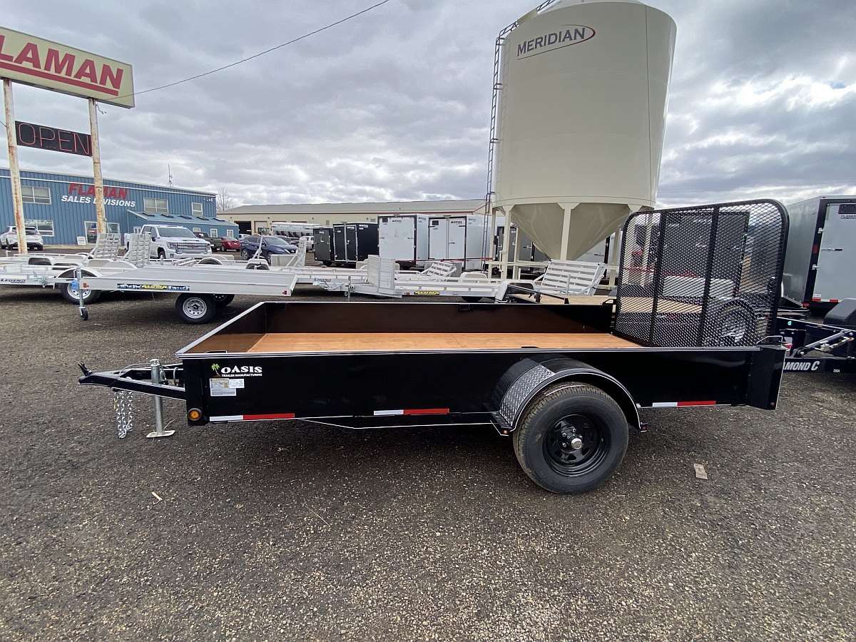 2024 Oasis 6'x12' Economy Utility Trailer