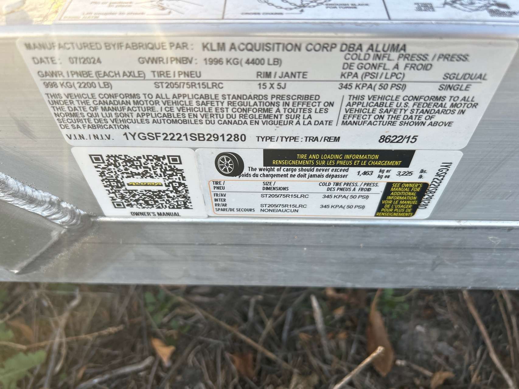 2025 Aluma 8622D 101.25" x 22' Toy Hauler