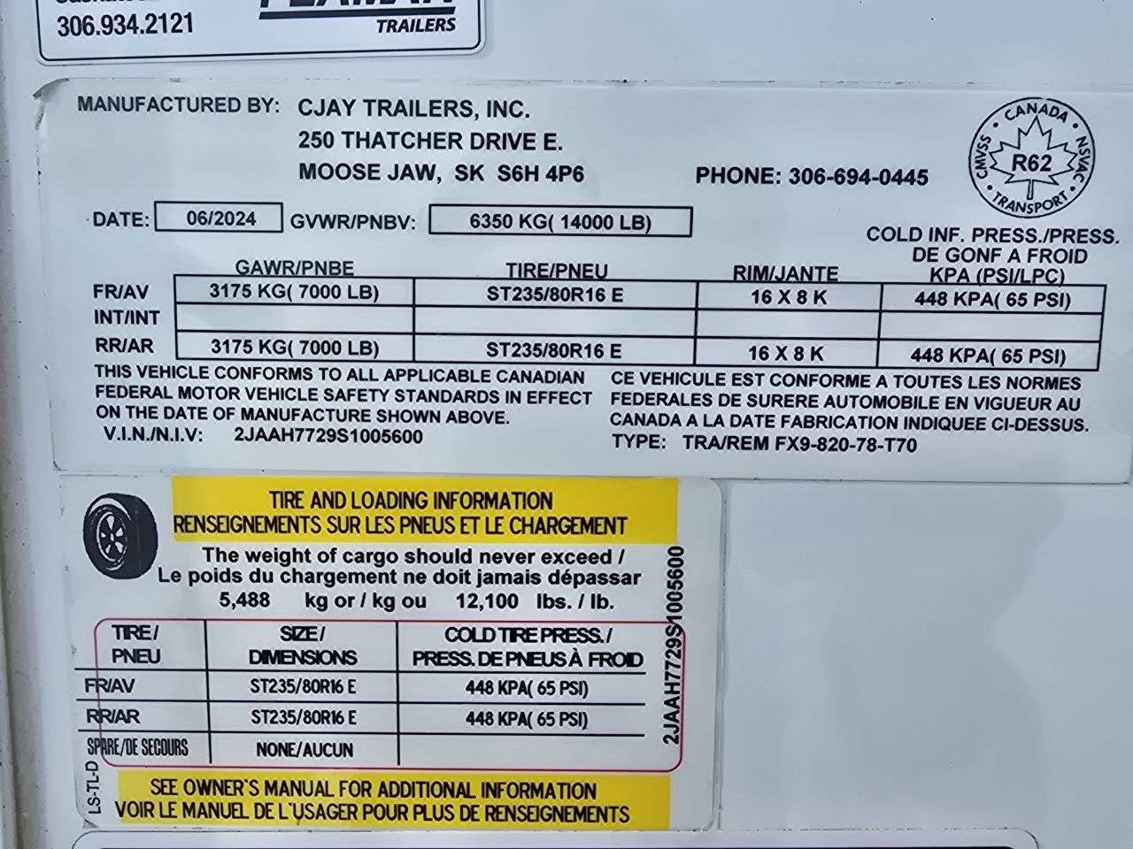 2025 CJay FX9 8'6" x 20' Flat Front Cargo