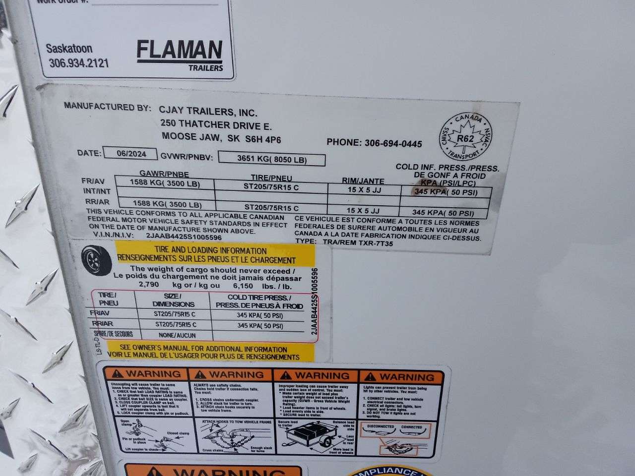 2025 CJay TXR 7' x 14' + V-Nose Cargo