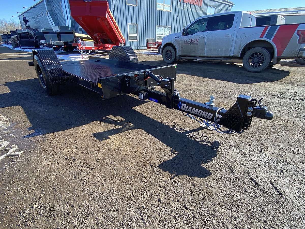 2025 Diamond C 12' Hydraulically Dampened Tilt Trailer