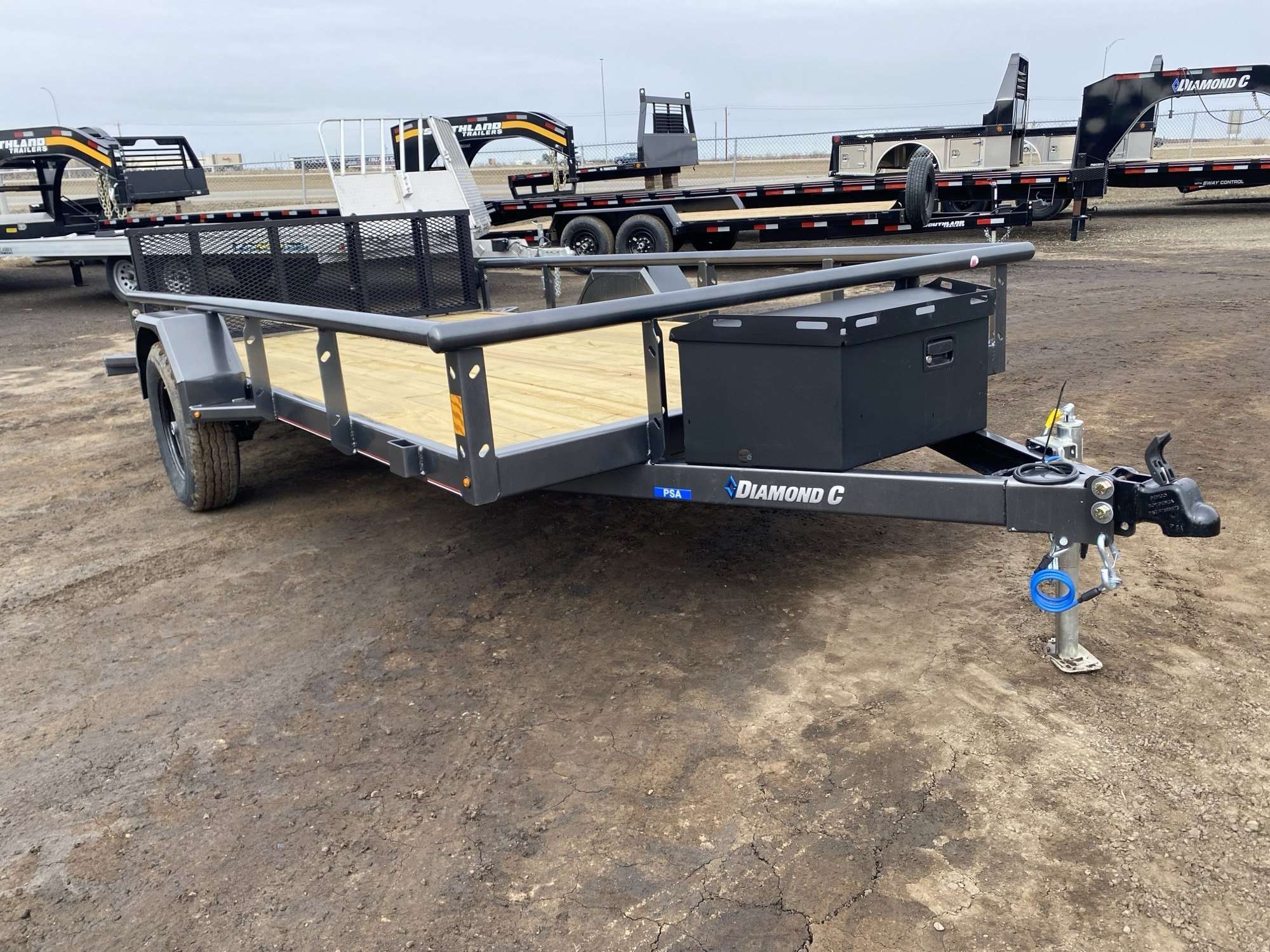 2025 Diamond C 12' Premium Utility Trailer