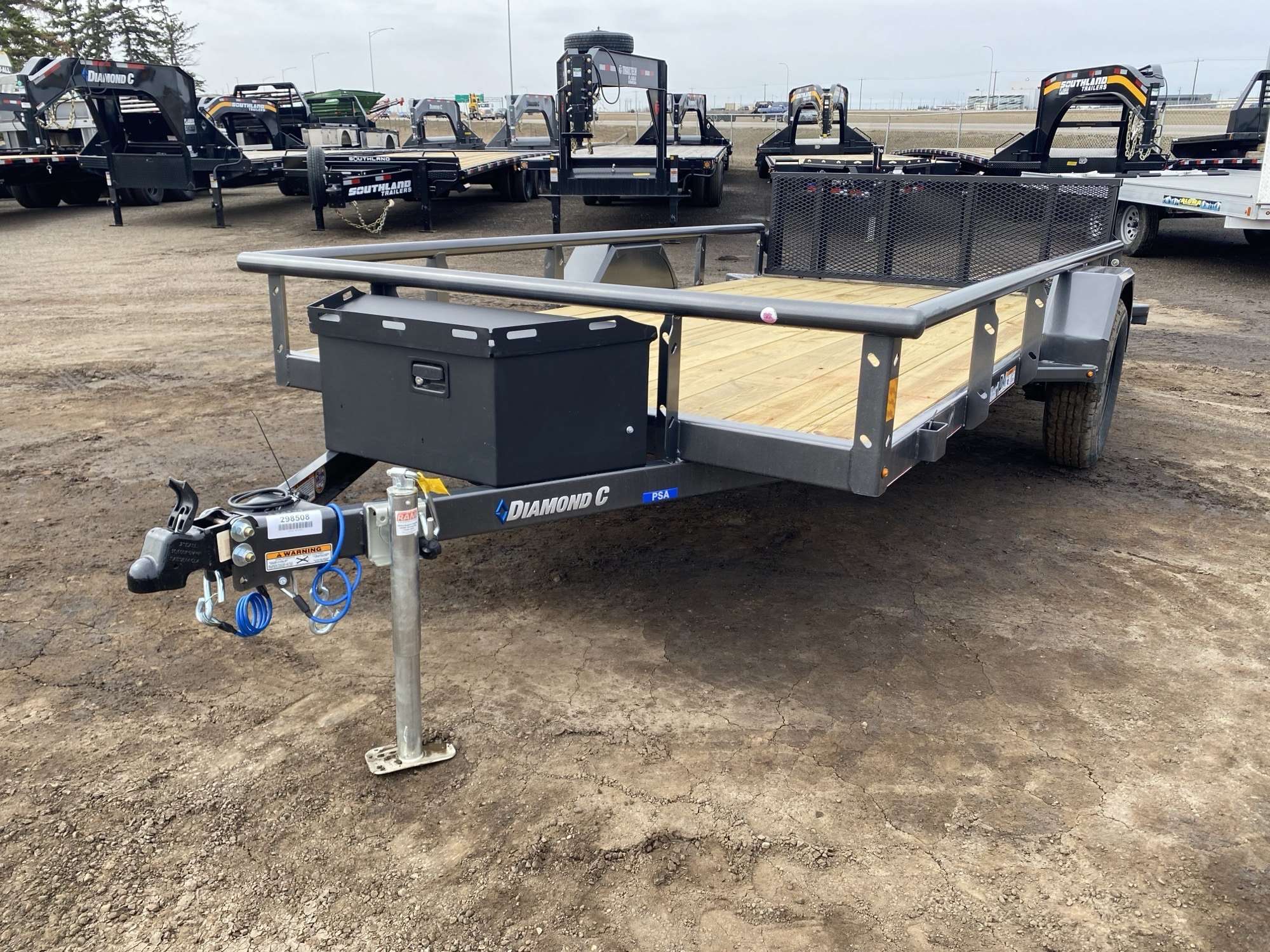 2025 Diamond C 12' Premium Utility Trailer