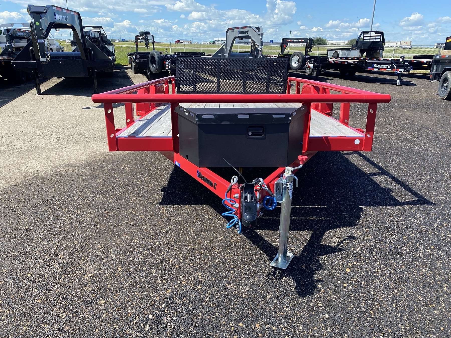 2025 Diamond C 12' Premium Utility Trailer
