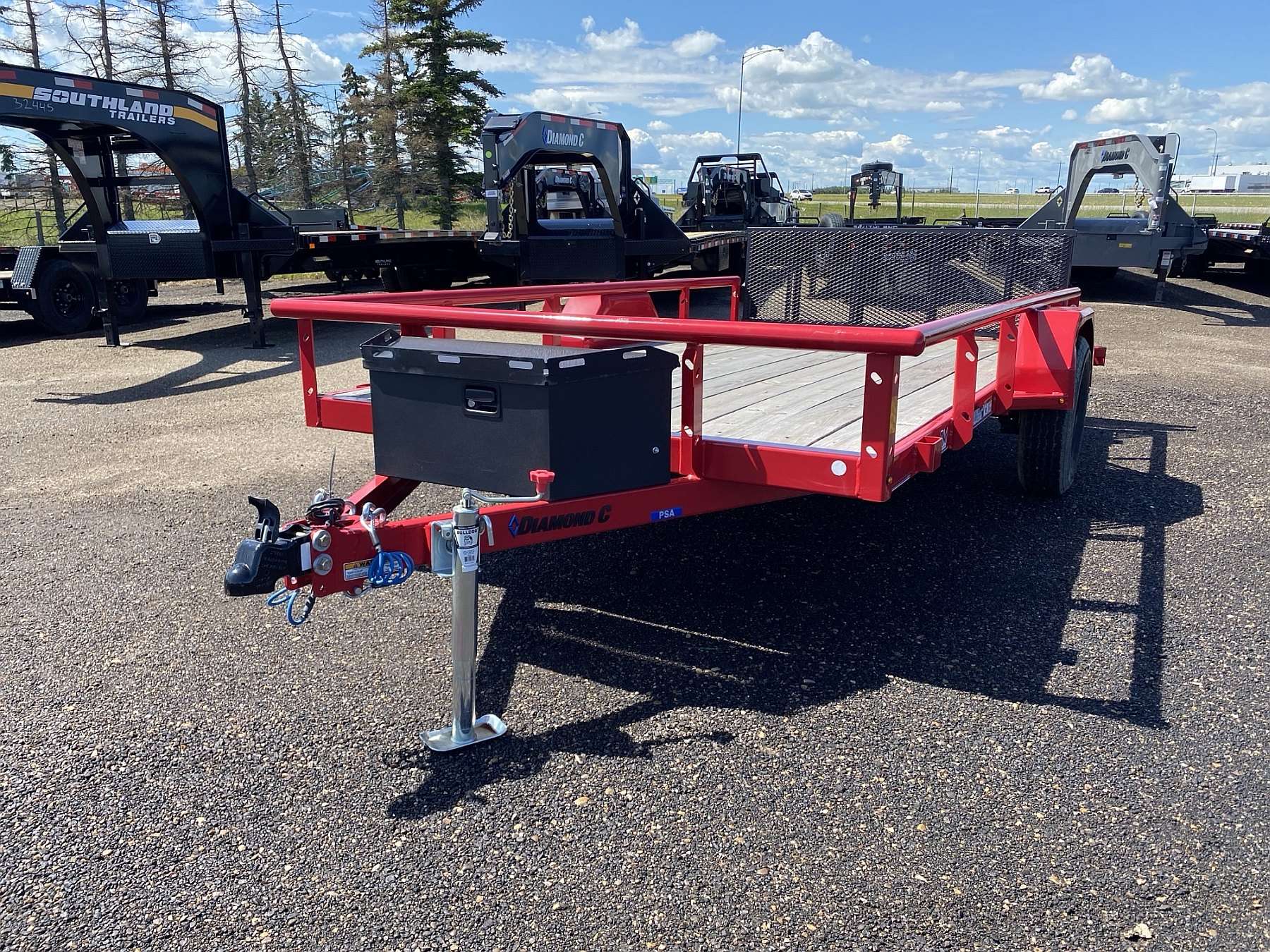 2025 Diamond C 12' Premium Utility Trailer