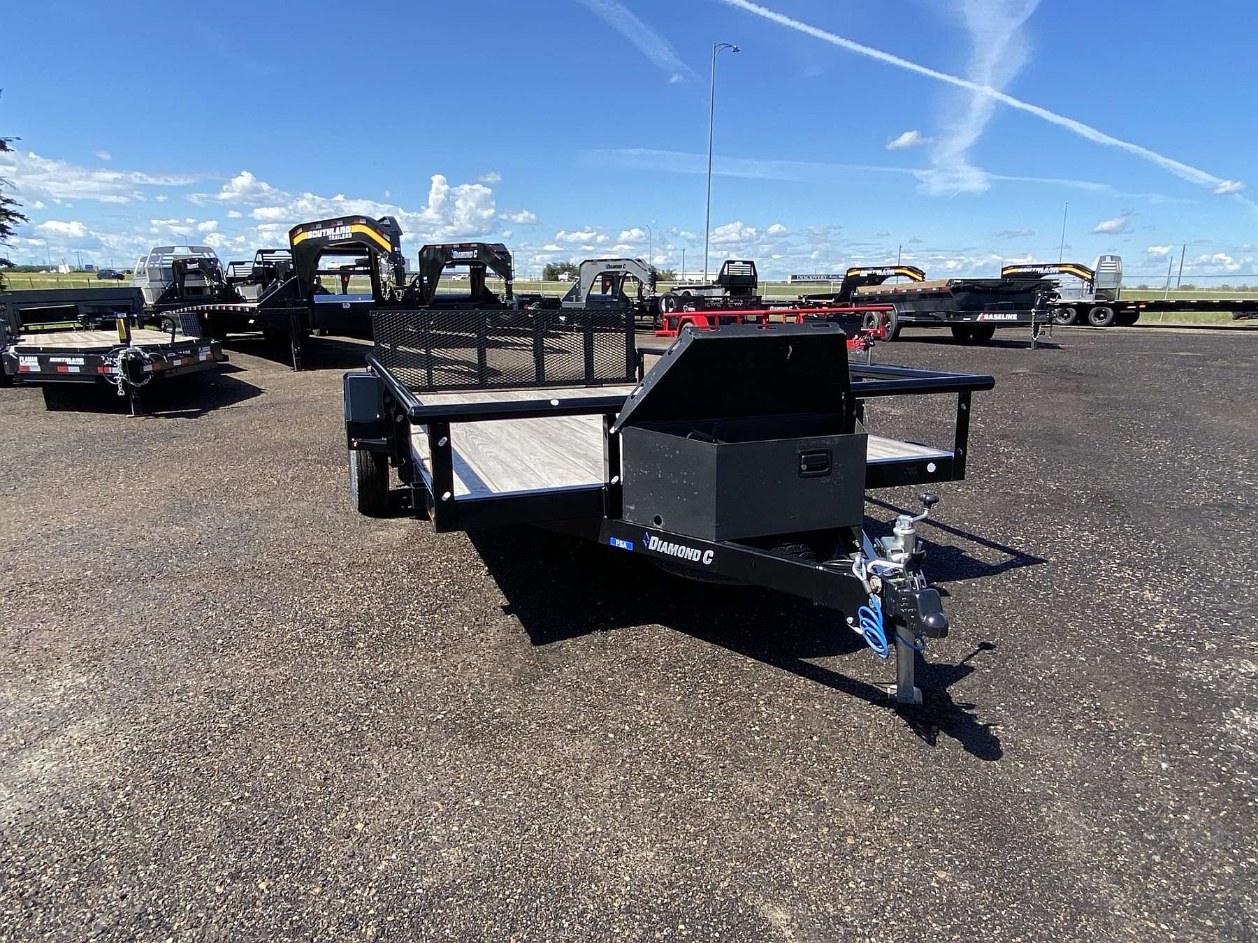 2025 Diamond C 12' Premium Utility Trailer