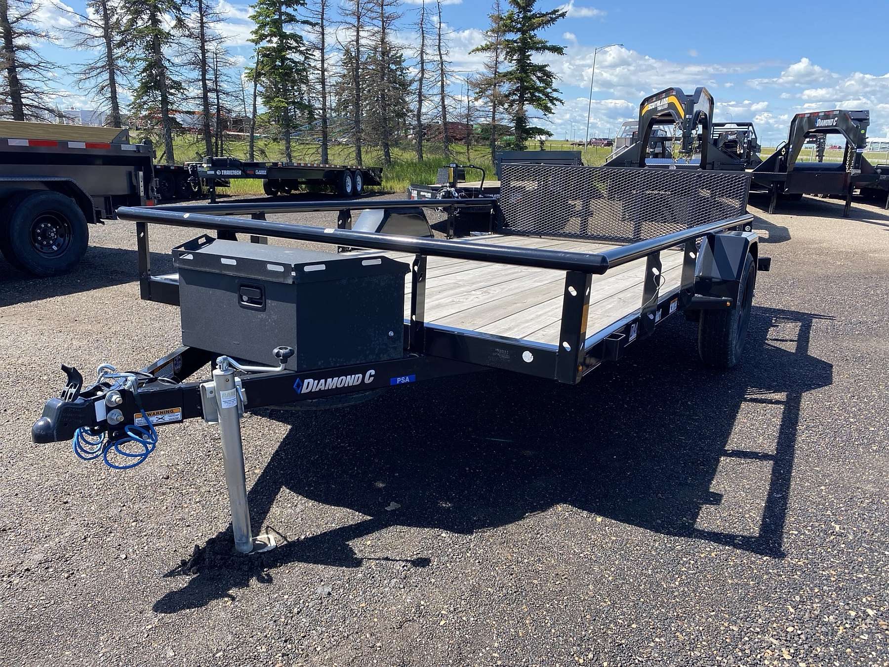 2025 Diamond C 12' Premium Utility Trailer