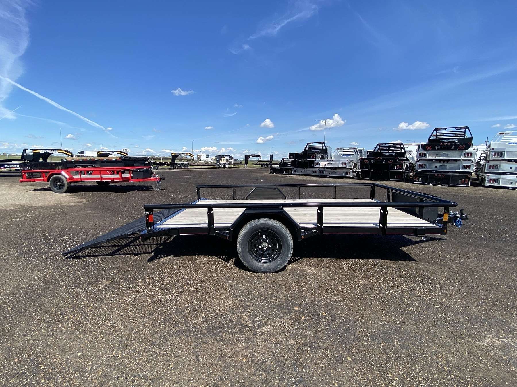 2025 Diamond C 12' Premium Utility Trailer