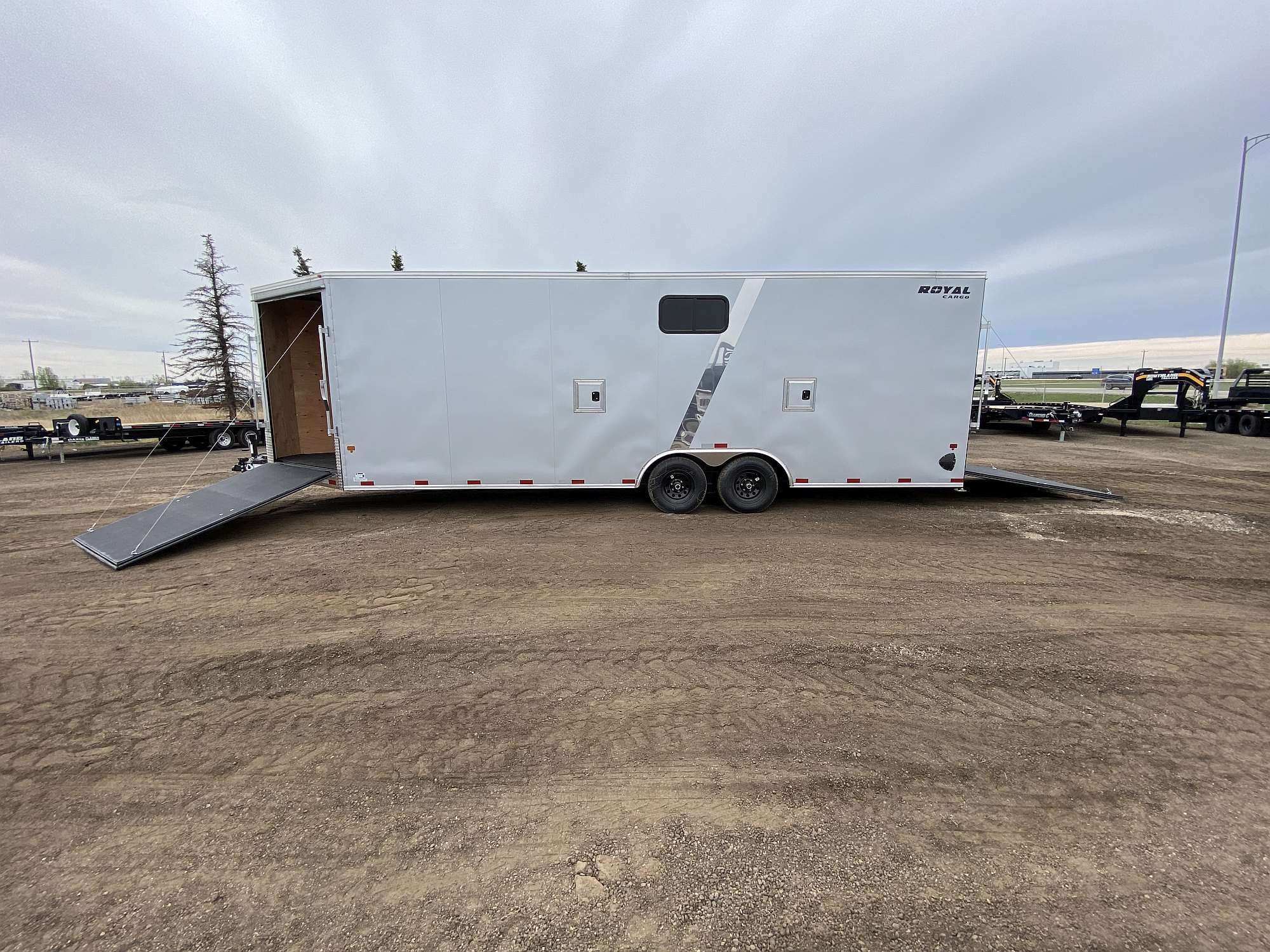 2025 Royal 8'x24' + 4' Enclosed Sled Trailer