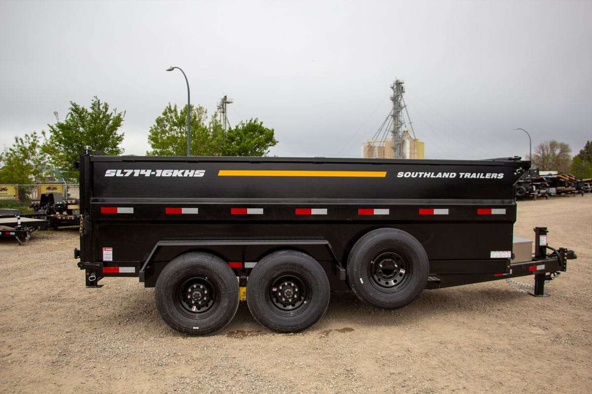 2025 Southland 7'x14' -16K High Side Dump Trailer