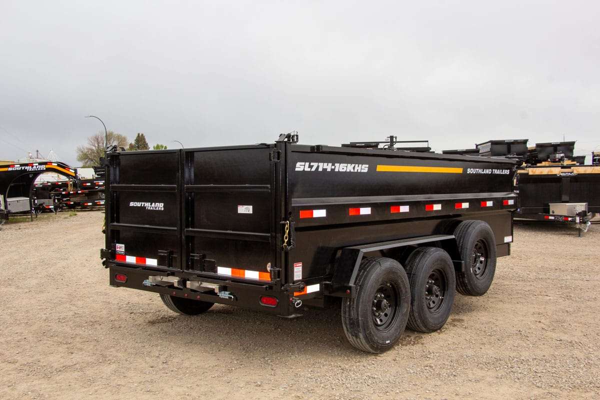 2025 Southland 7'x14' -16K High Side Dump Trailer