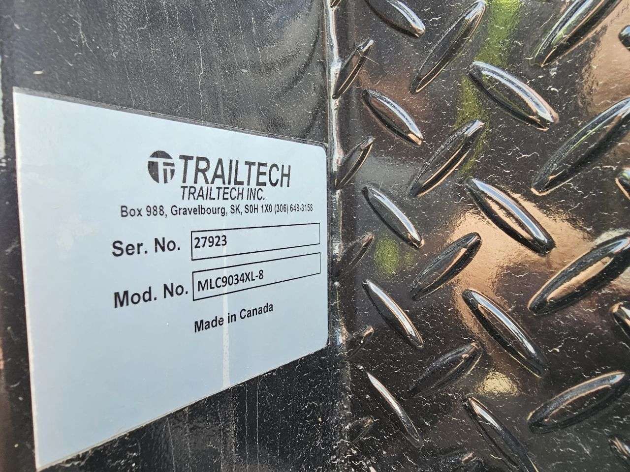 2025 Trailtech MLC 9'3" Truck Deck