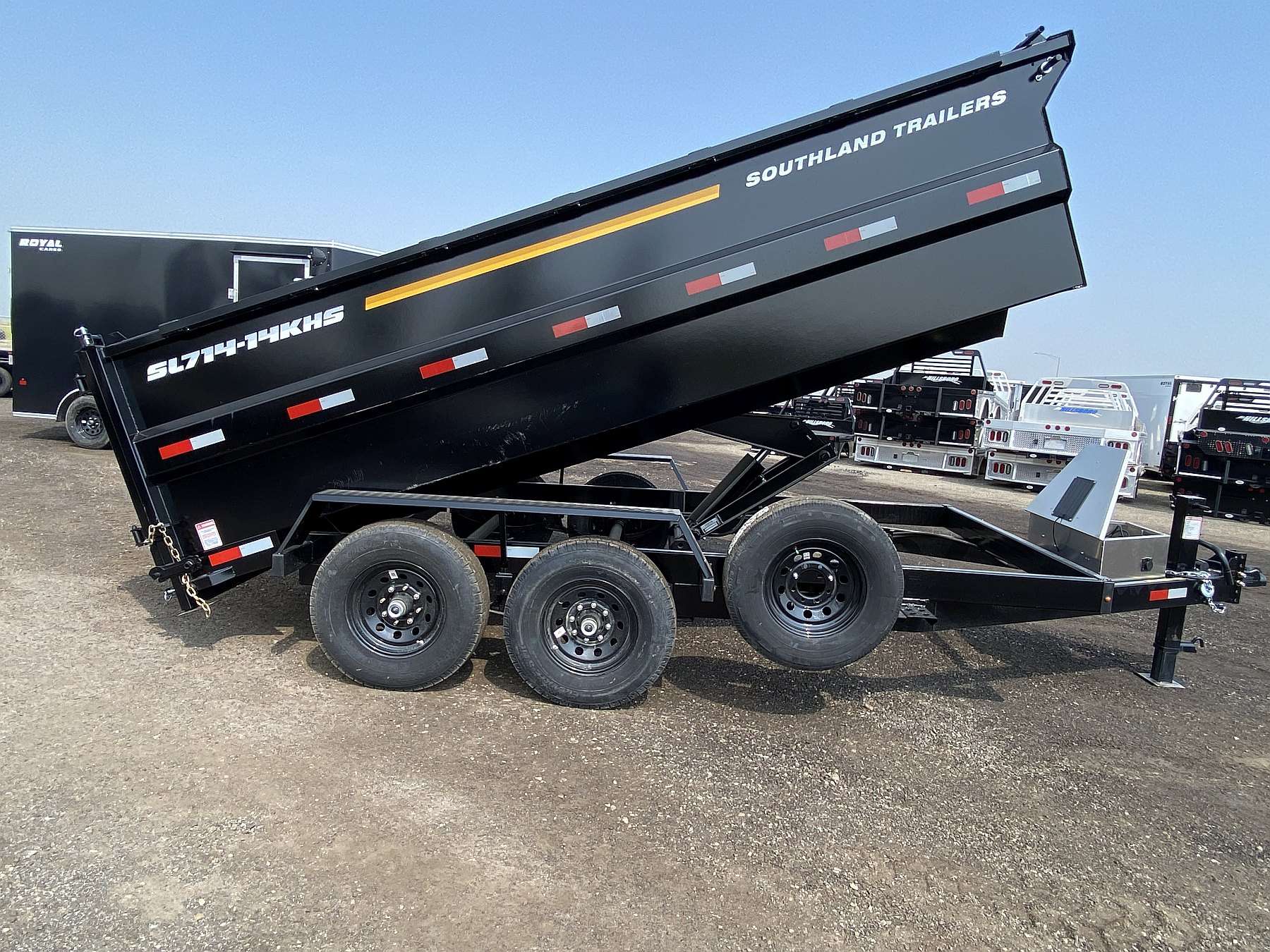 2026 Southland 7'x14'- 14K High Side Dump Trailer