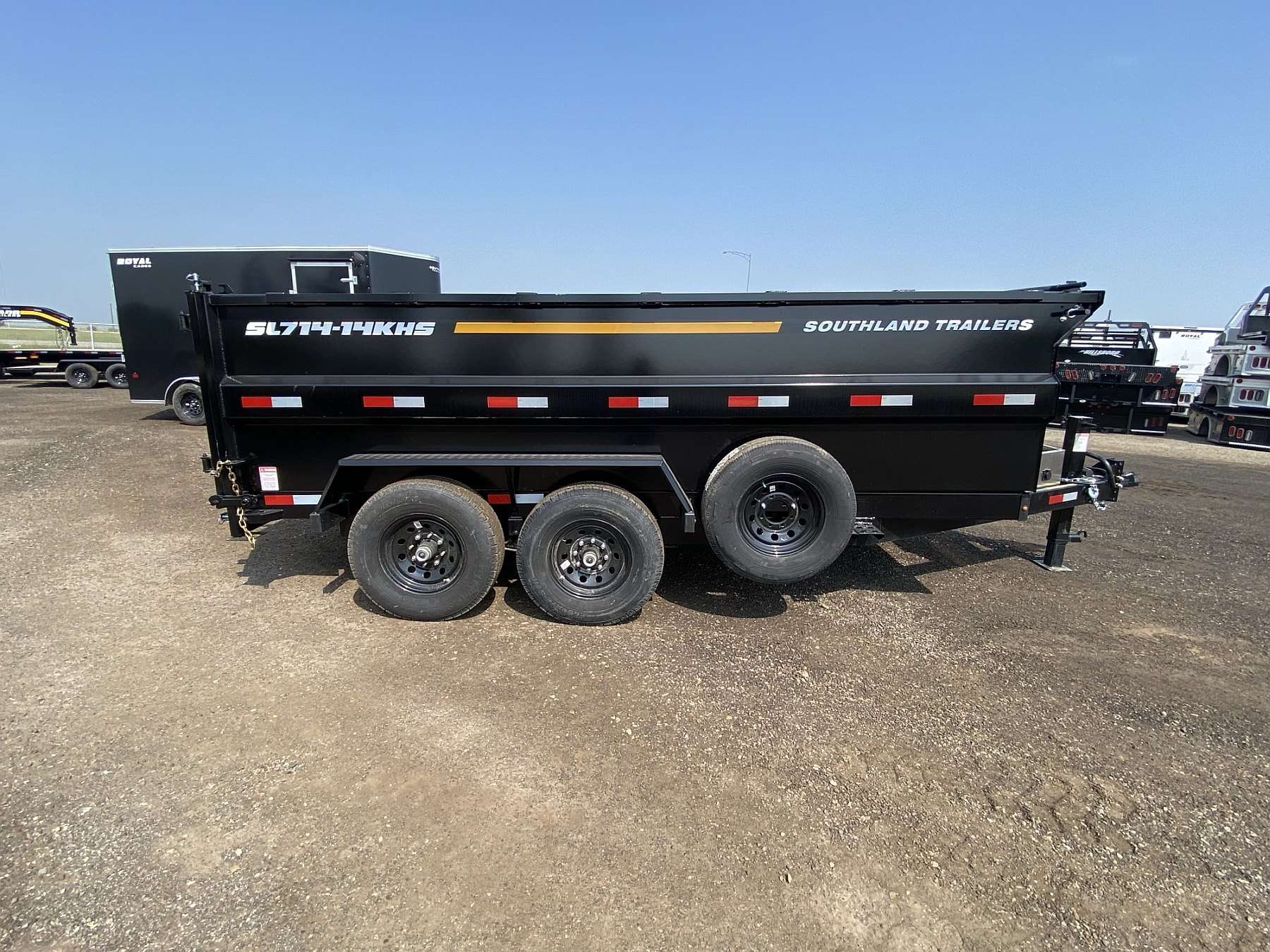 2026 Southland 7'x14'- 14K High Side Dump Trailer