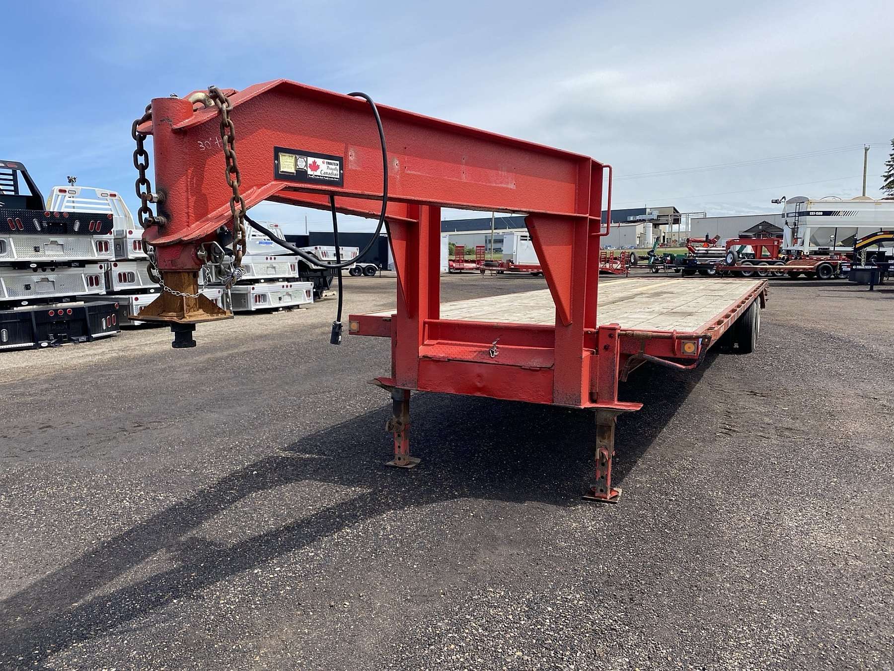 Used 2018 Trailtech 30' Gooseneck Trailer
