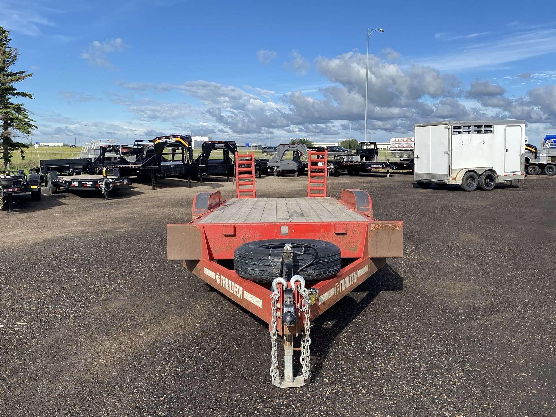 Used 2021 Trailtech CELR270 Flatdeck Trailer - 20'