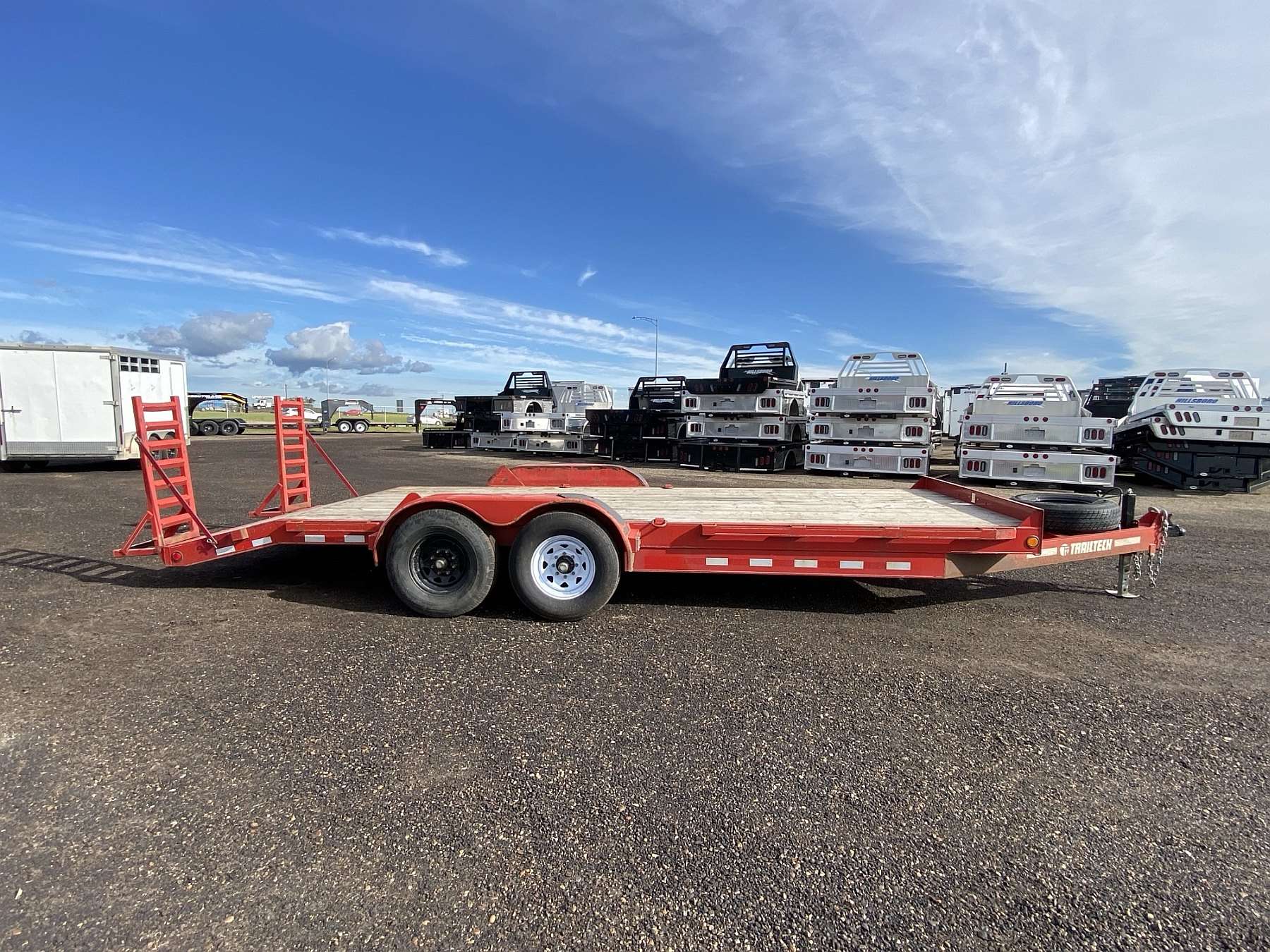Used 2021 Trailtech CELR270 Flatdeck Trailer - 20'