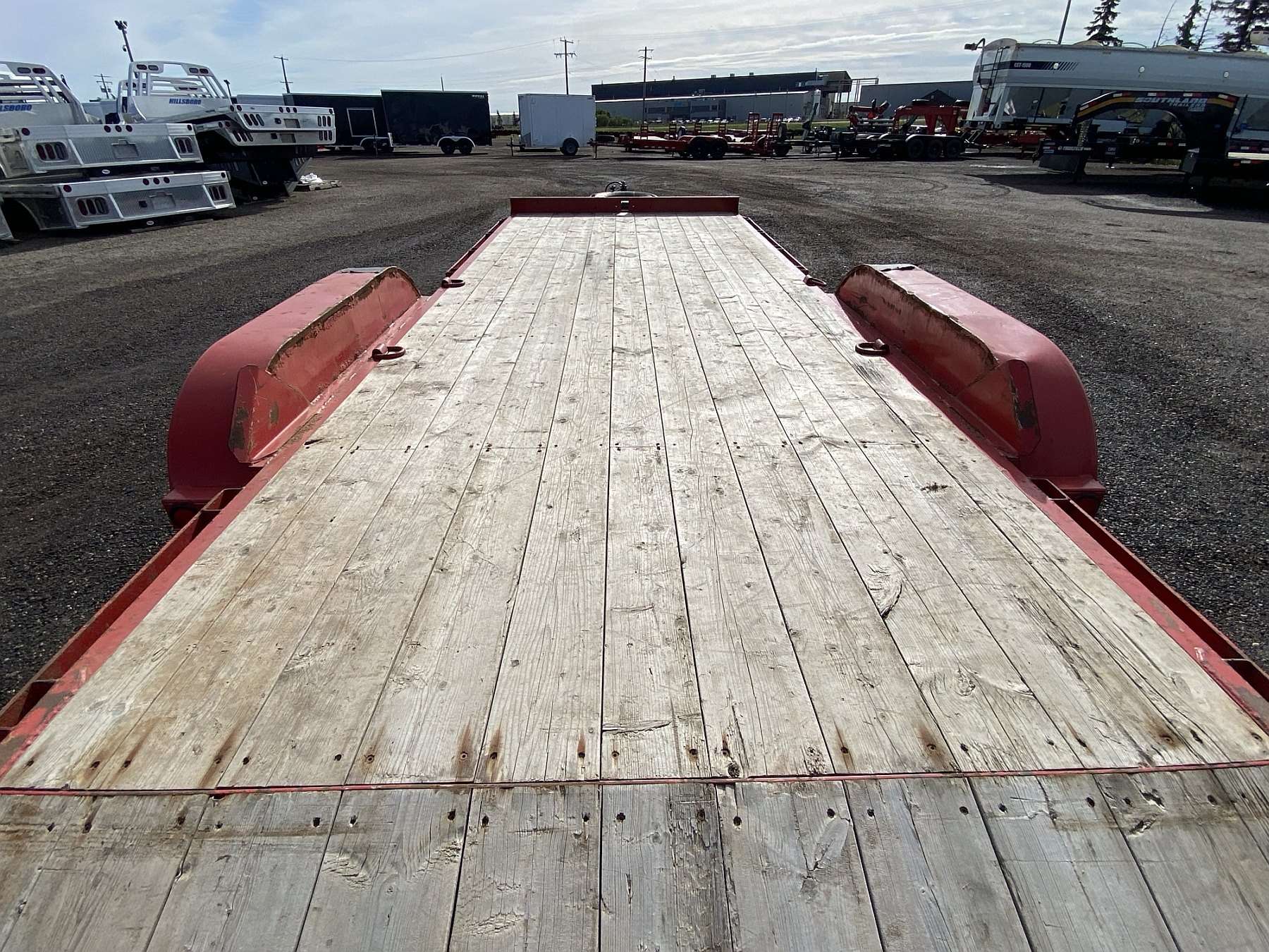 Used 2021 Trailtech CELR270 Flatdeck Trailer - 20'