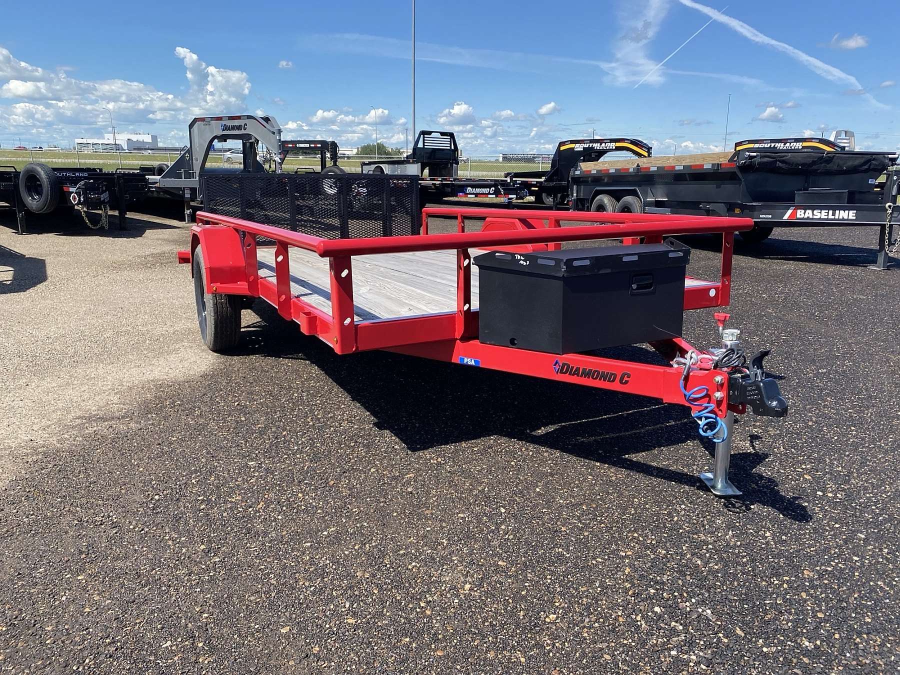 2025 Diamond C 12' Premium Utility Trailer