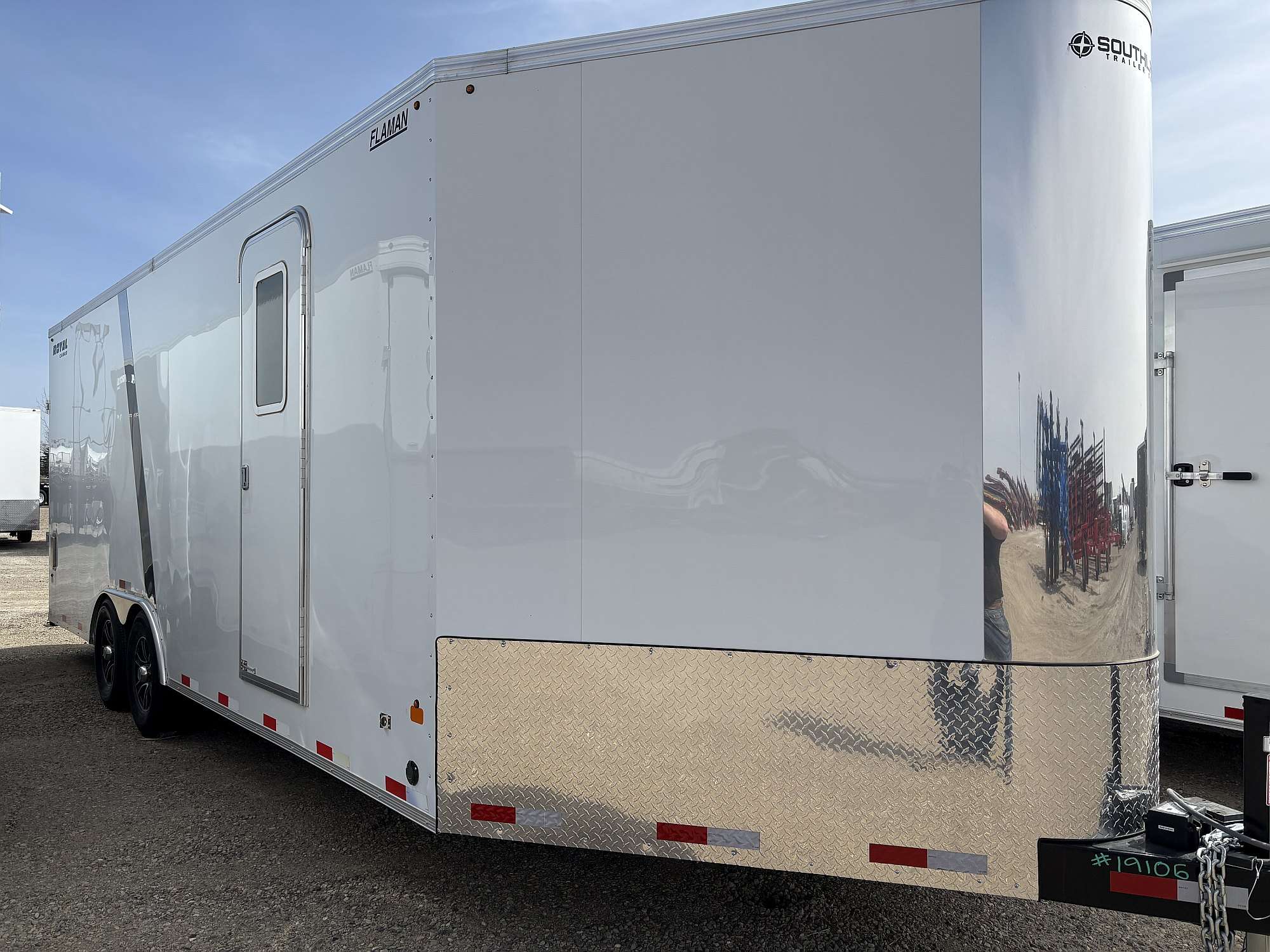 2025 Royal 8'x22' + 4' Enclosed Sled Trailer