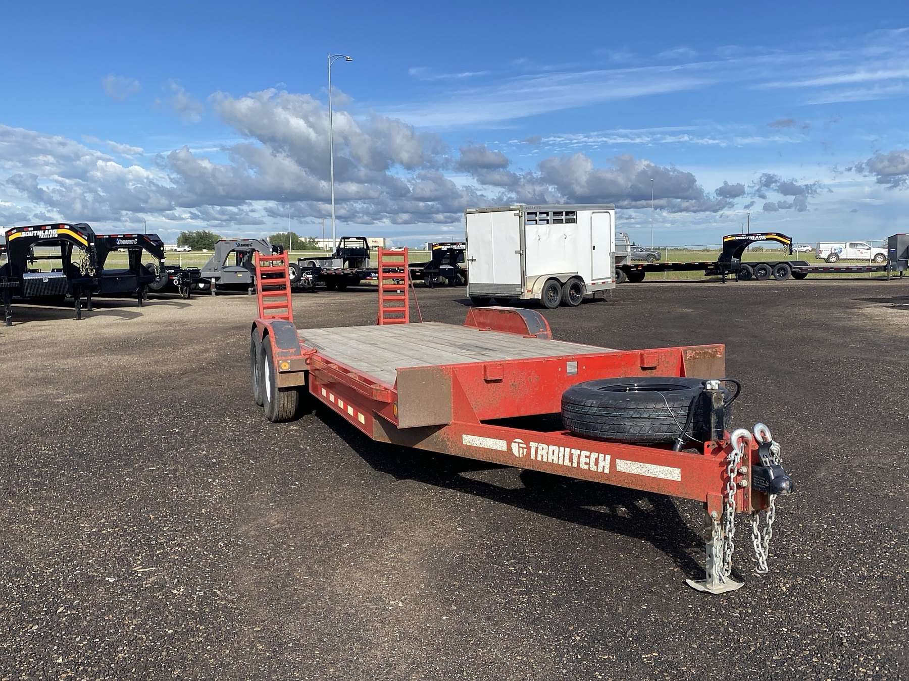 Used 2021 Trailtech CELR270 Flatdeck Trailer - 20'